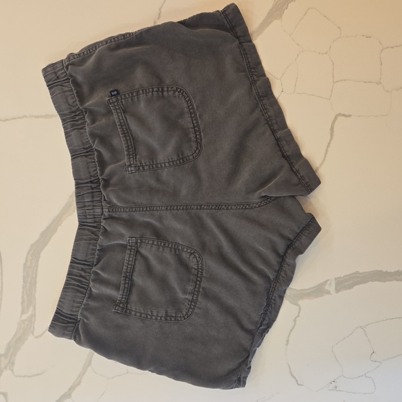 Gap Womens Drawstring Utility Shorts Gray Size Large - Picture 2 of 8